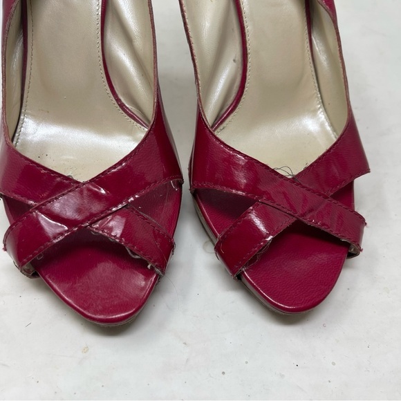 Dior Pink Patent Extreme Slingback Sandals sz 38 - Picture 7 of 10